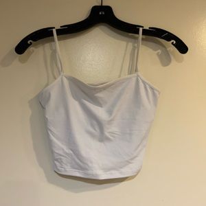 Alo White Bra Tank